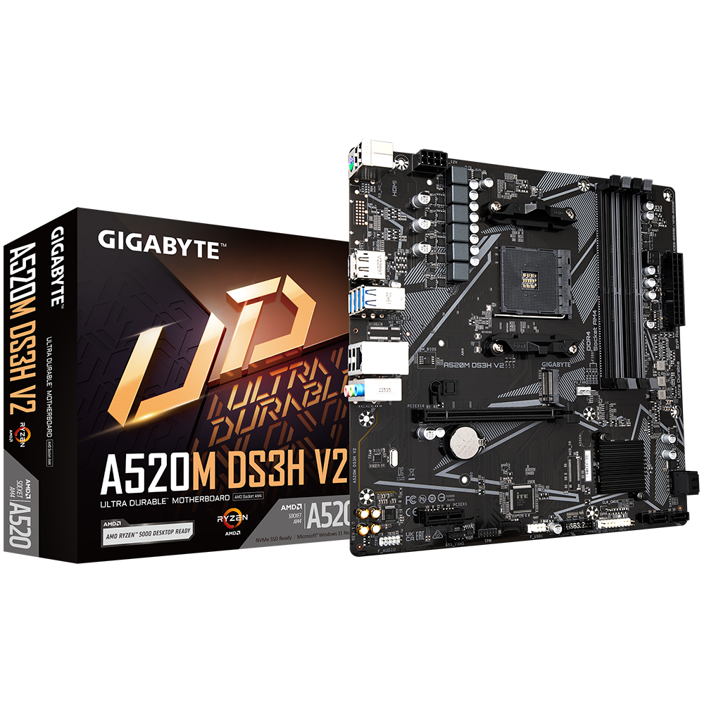 Gigabyte A520m DS3H v2